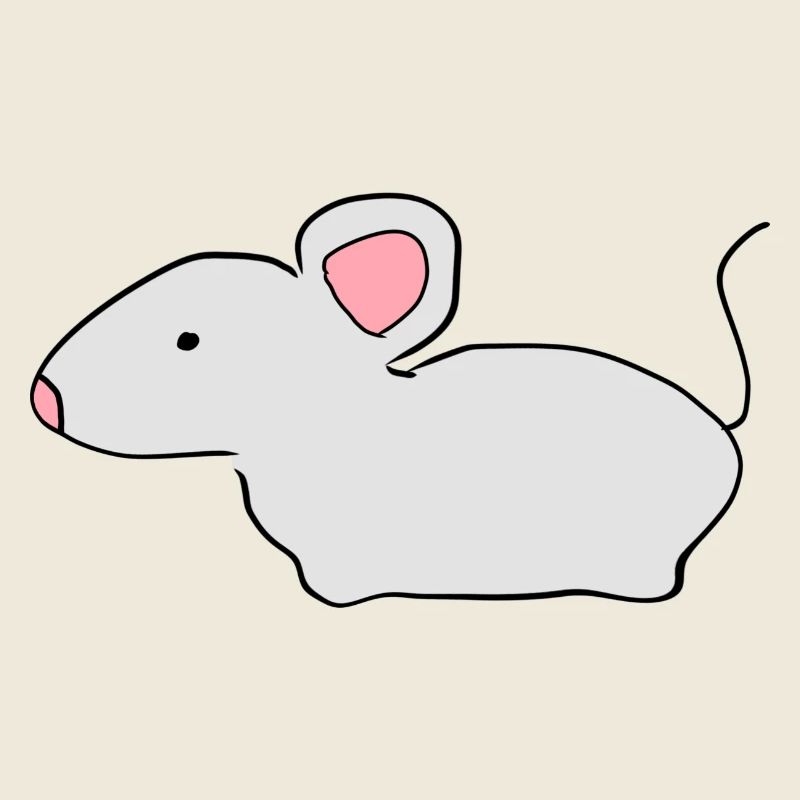 Mouse Icon Animal Cute Grey