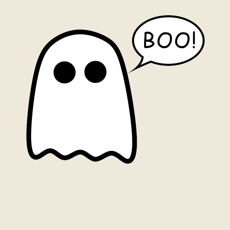 Boo Ghost Halloween ghost design gift