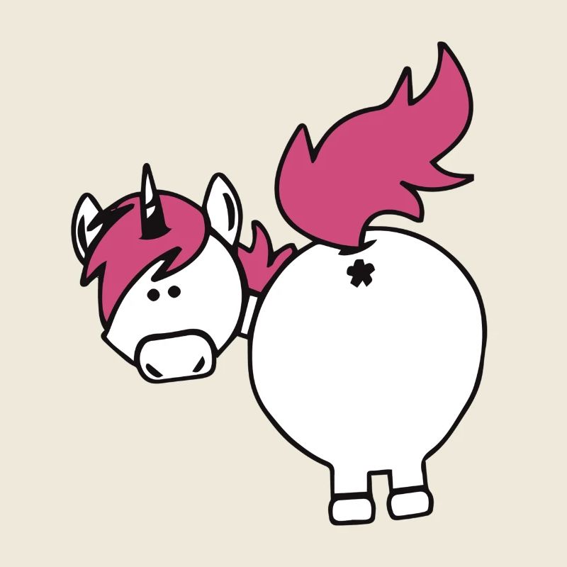 unicorn butt