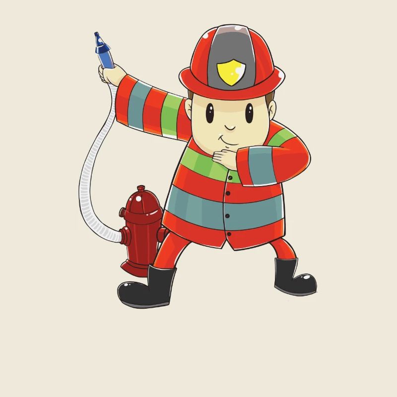 Dabbing dab fireman funny gift funny
