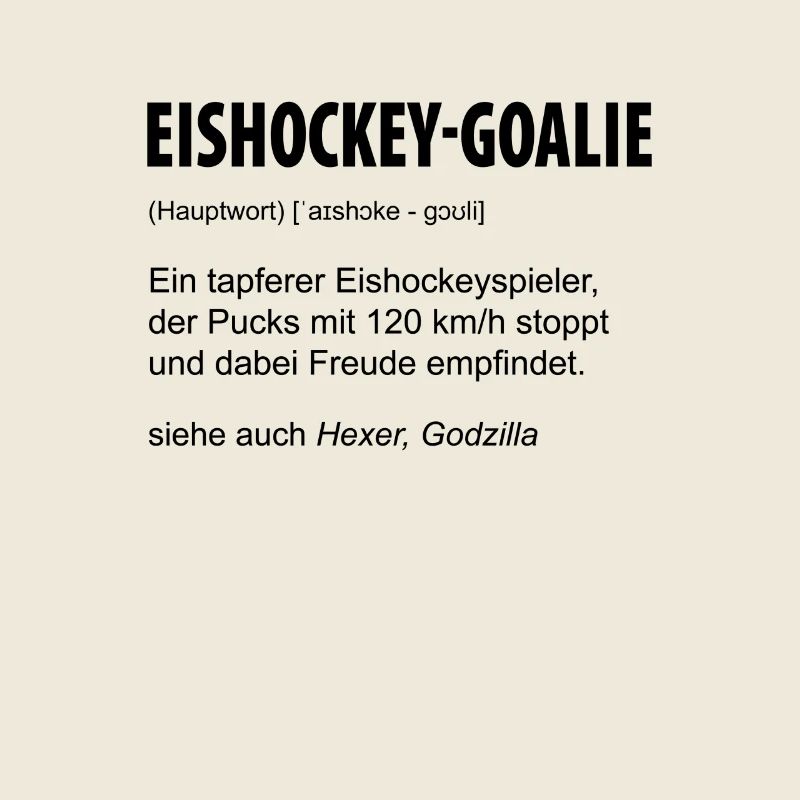 Eishockey-Goalie