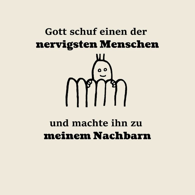Nachbarn Nachbar Spruch Geschenk Geschenkidee