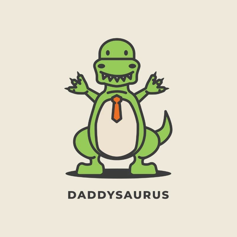 Vater & Sohn - Daddysaurus Rex - Geschenk