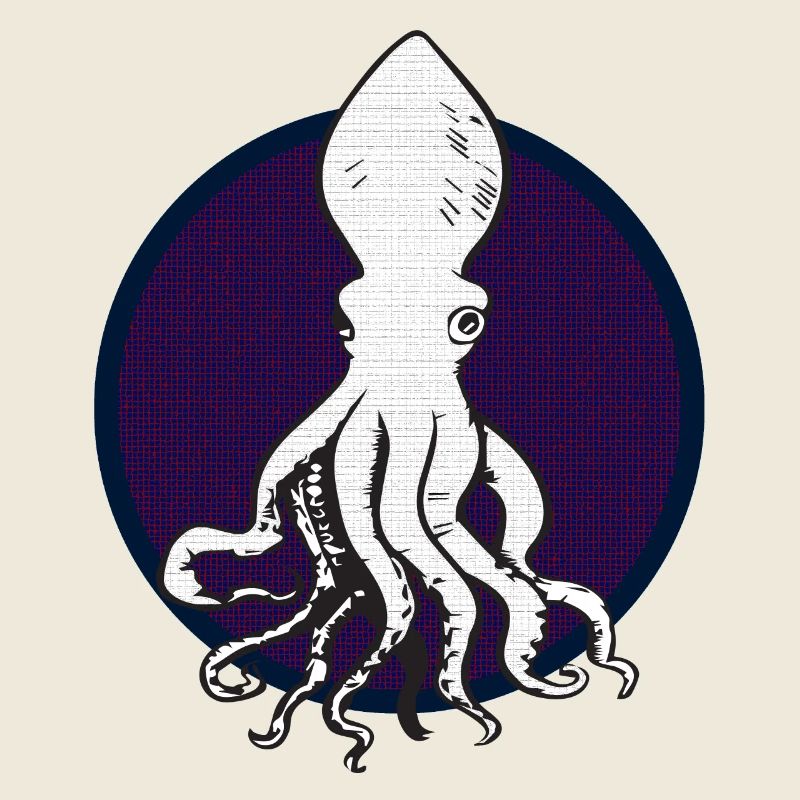 Weißer Octopus