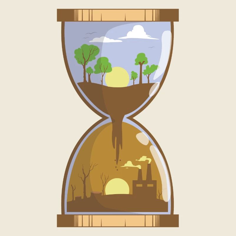 Hourglass / Pollution / Conservation