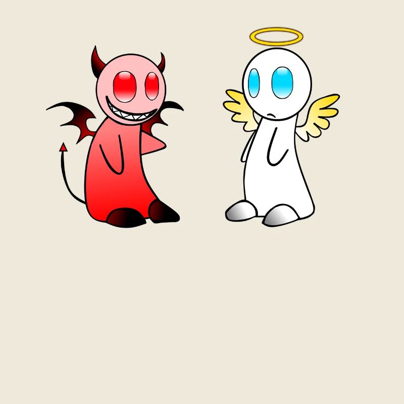 Engelchen & Teufelchen Motiv