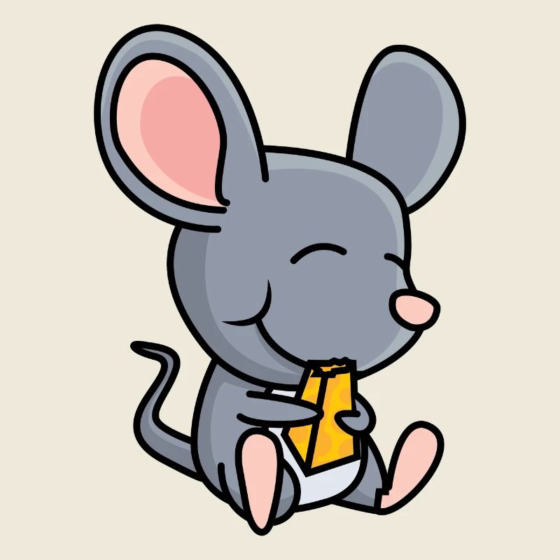 Mouse with cheese