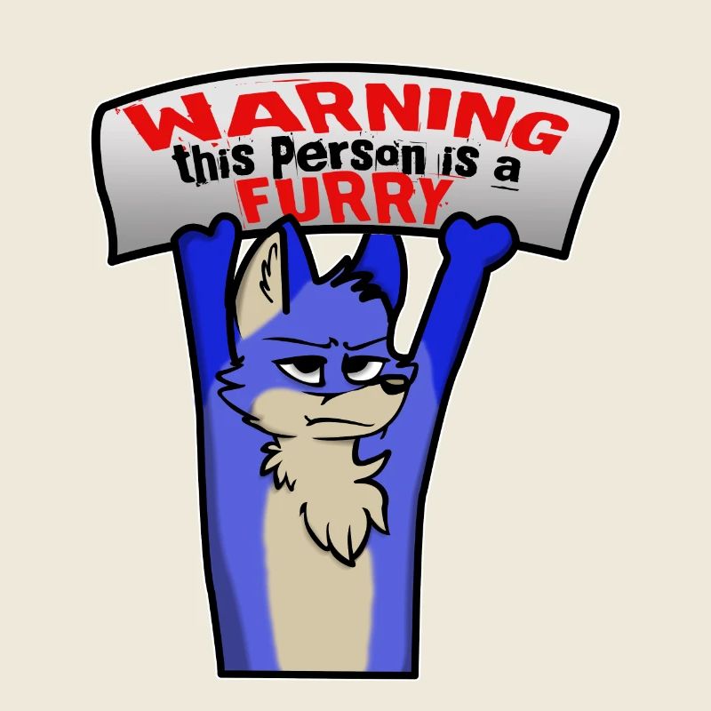 Achtung diese Person ist ein Furry