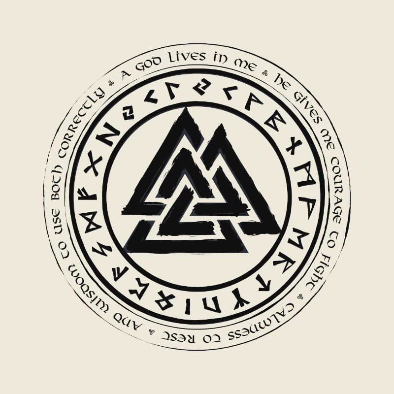 Valknut Vikings Celts Germanic knots runes