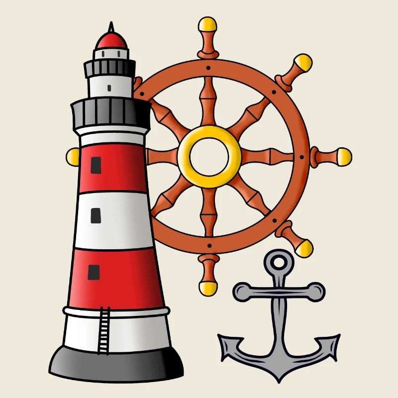 Phare Roue de commande Anker Marin Ahoi