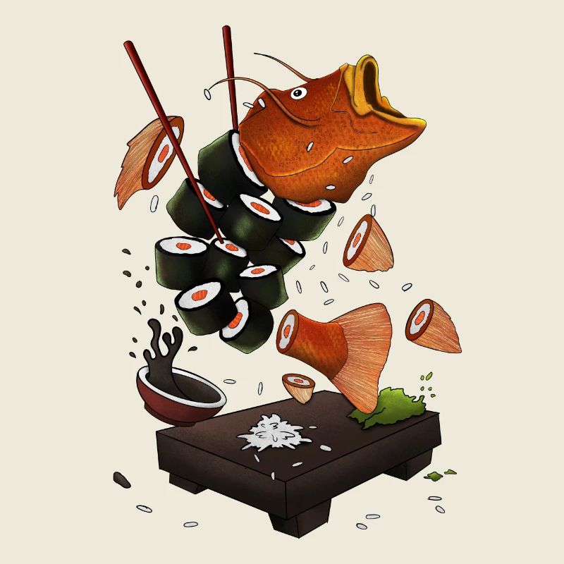 Sushi de poisson
