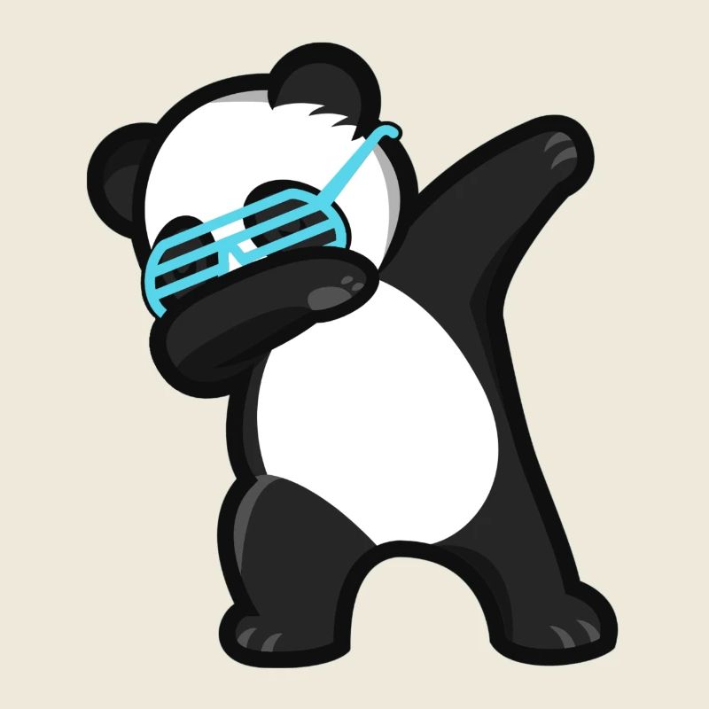 Dabbing Panda Pandabär