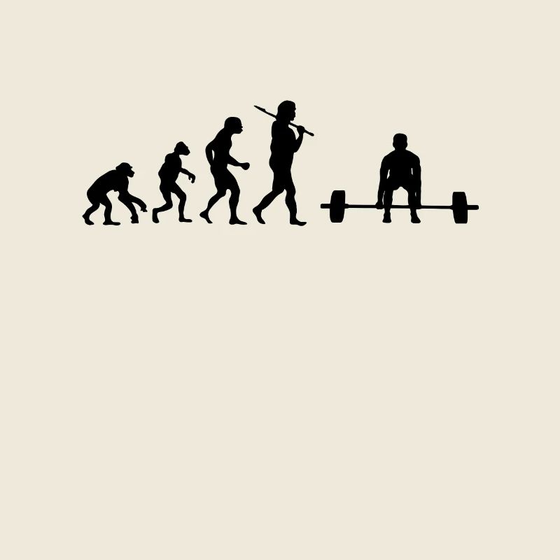Evolution Gewichtheber