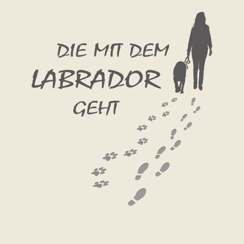 Die mit dem Labrador geht, Hundepfoten Labbi Gassi
