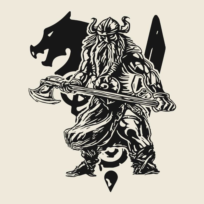 Valhalla - Viking - Viking with Axe