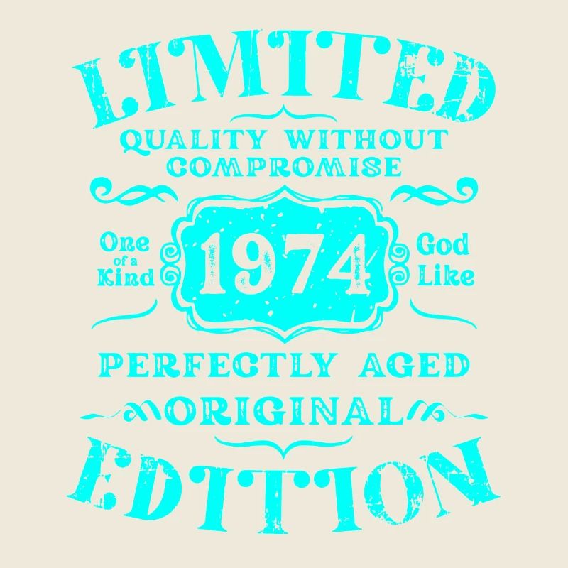 Geburtstag 1974 Limited Edition Geschenk Used Cool