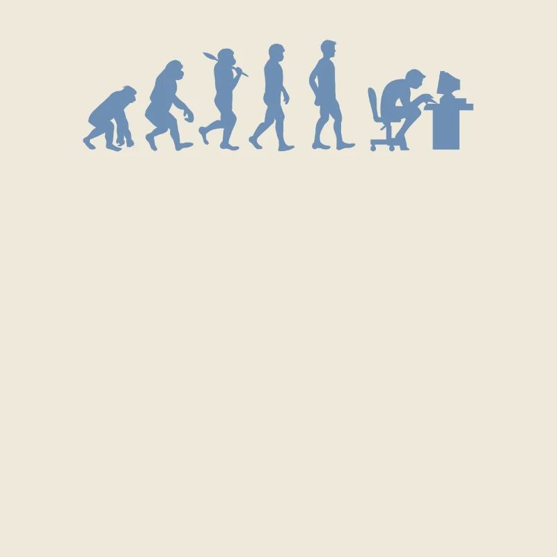 Évolution de Gamer Gambler Nerd Geek Progamer