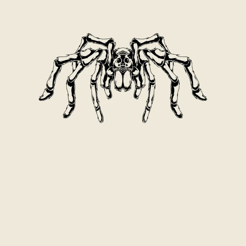 Spinnenliebhaber - große Spinne