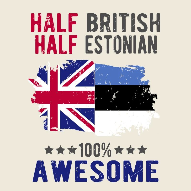 Moitié britannique moitié estonien
