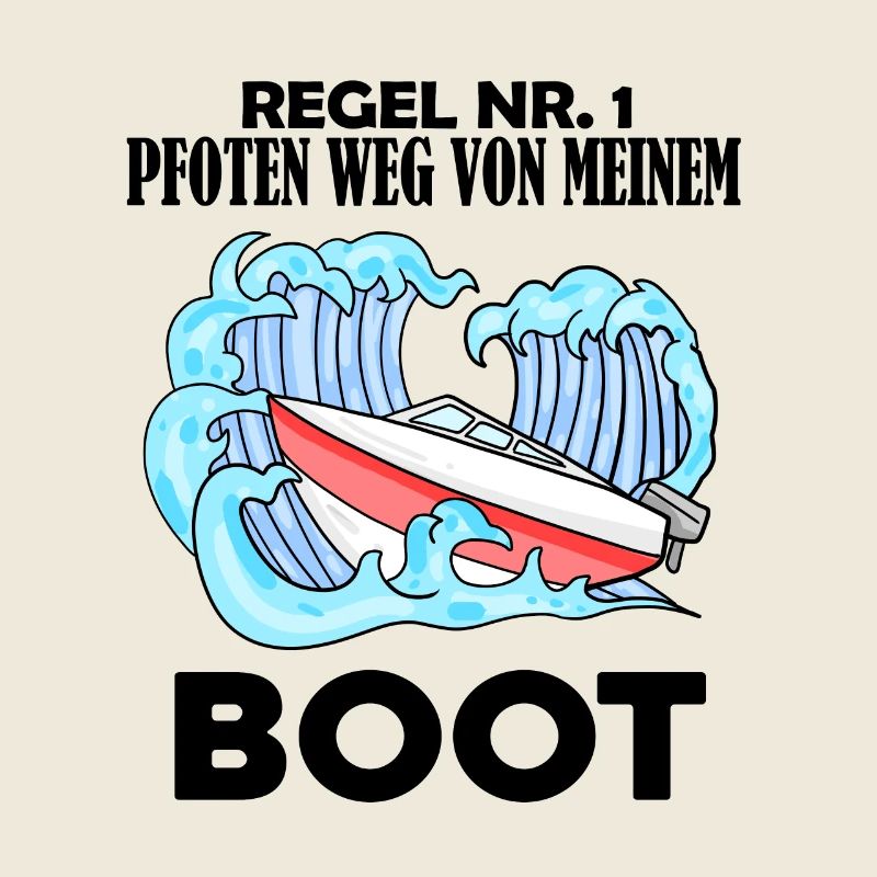 Motorboot Kapitän Boot Boote Seefahrt Geschenk