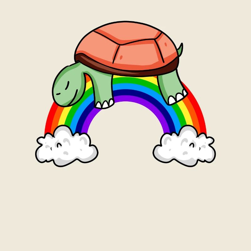 Tortue arc-en-ciel