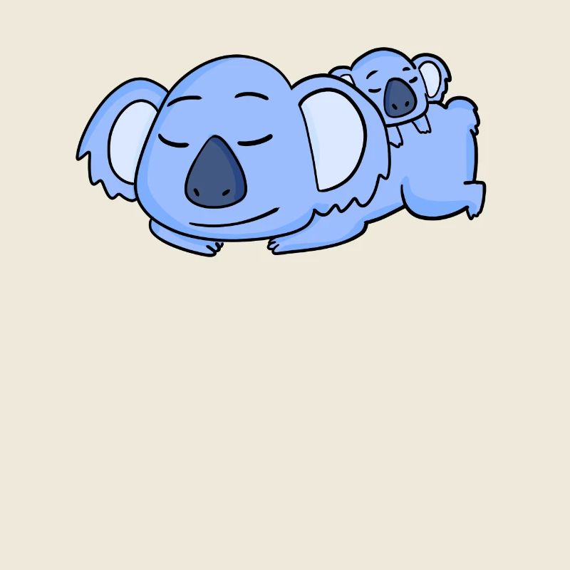 Koala Papa mit Baby Koala