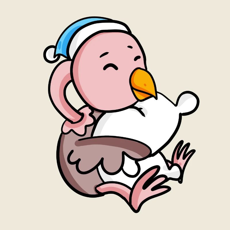 Bébé autruche