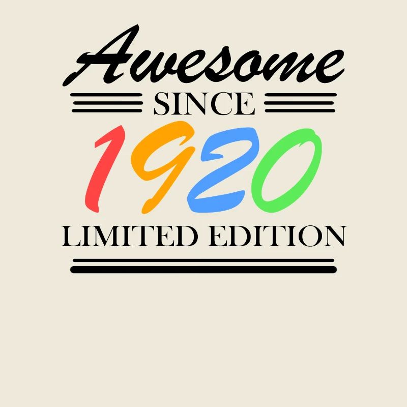 1920 - Fantastic since 1920 - Born in 1920