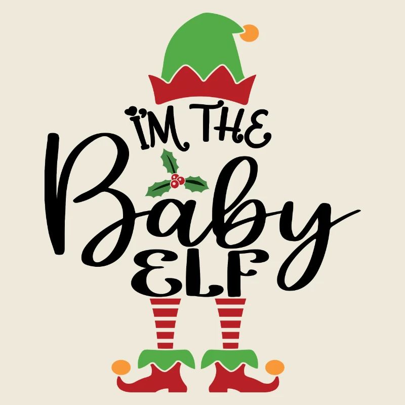 Bébé Elfe Mignon Drôle Costume de Noël assorti