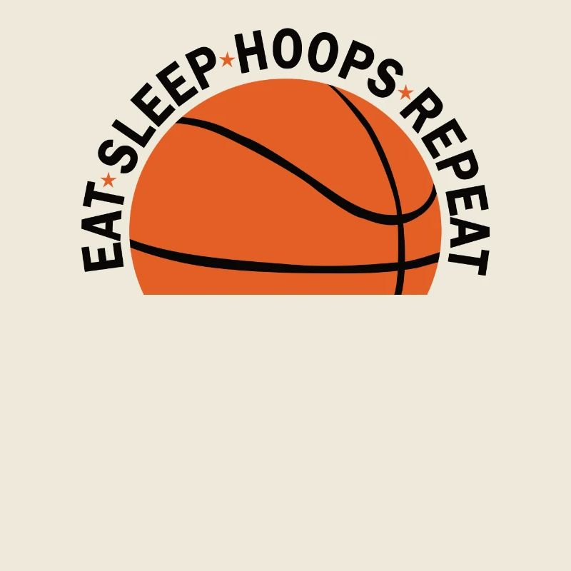 Eat Sleep Hoops Repeat Basketball