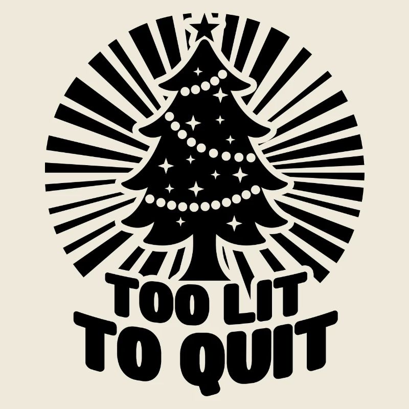 Weihnachtsbaum zu beleuchtet, um lustiges Weihnachtsgeschenk zu beenden