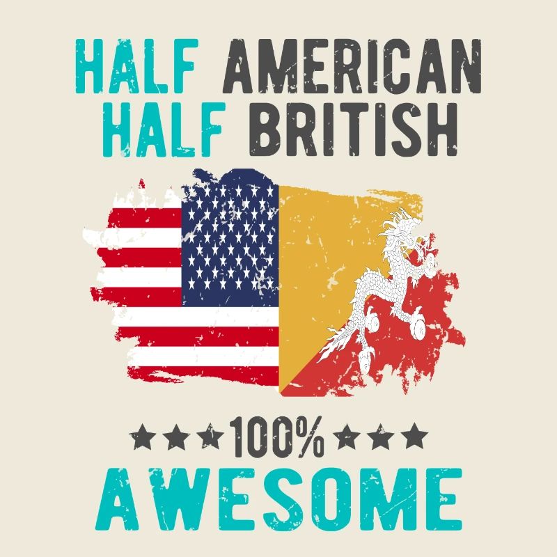 Moitié américain moitié britannique