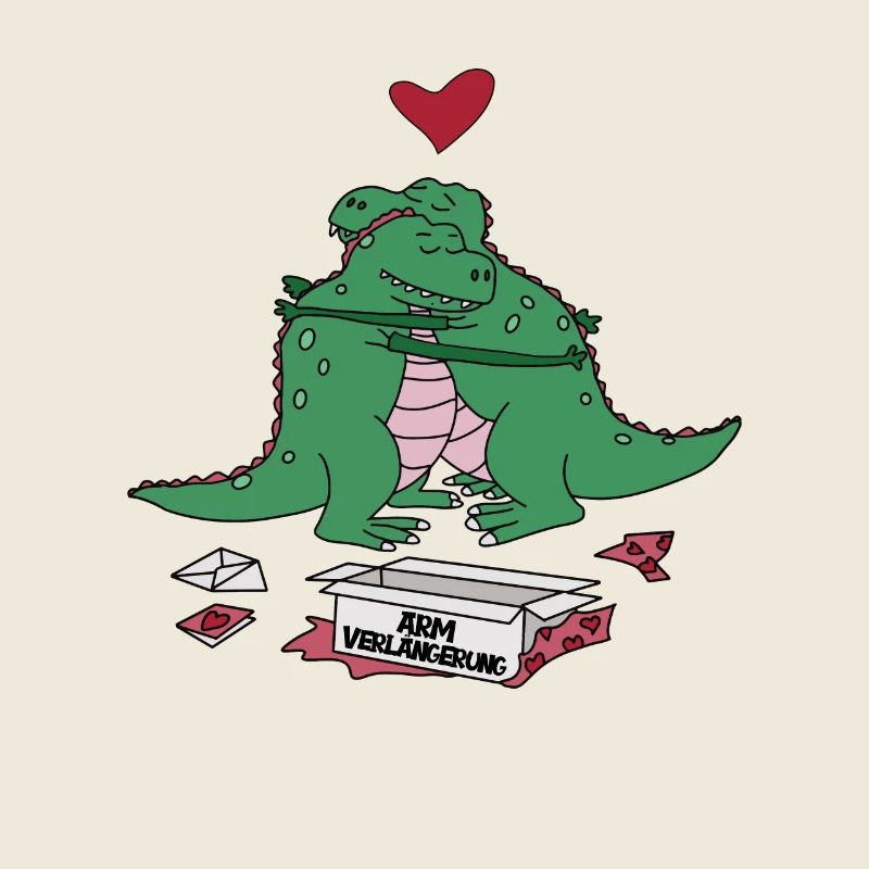 Funny Dino T-Rex Dinosaurier Armverlängerung