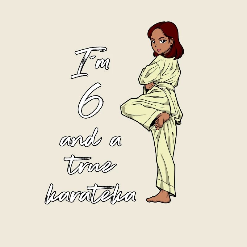 I'm 6 - Girl Karate