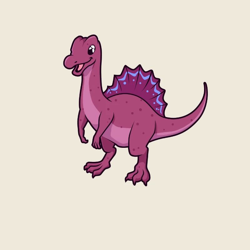 Spinosaure de Kawaii