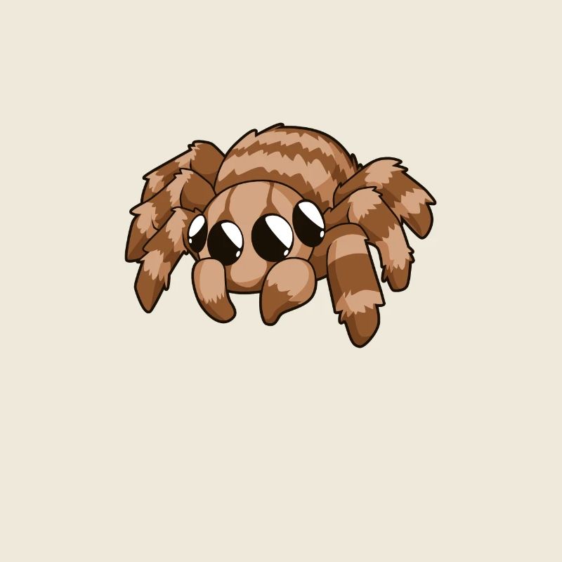 Araignée sauteuse kawaii
