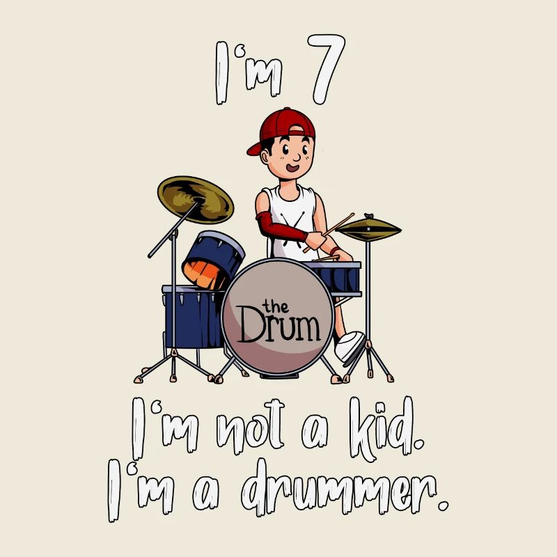 Ich bin 7 - Jungen Schlagzeuger