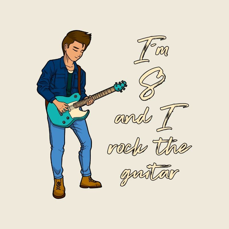 Ich bin 8 - Jungen Gitarrist