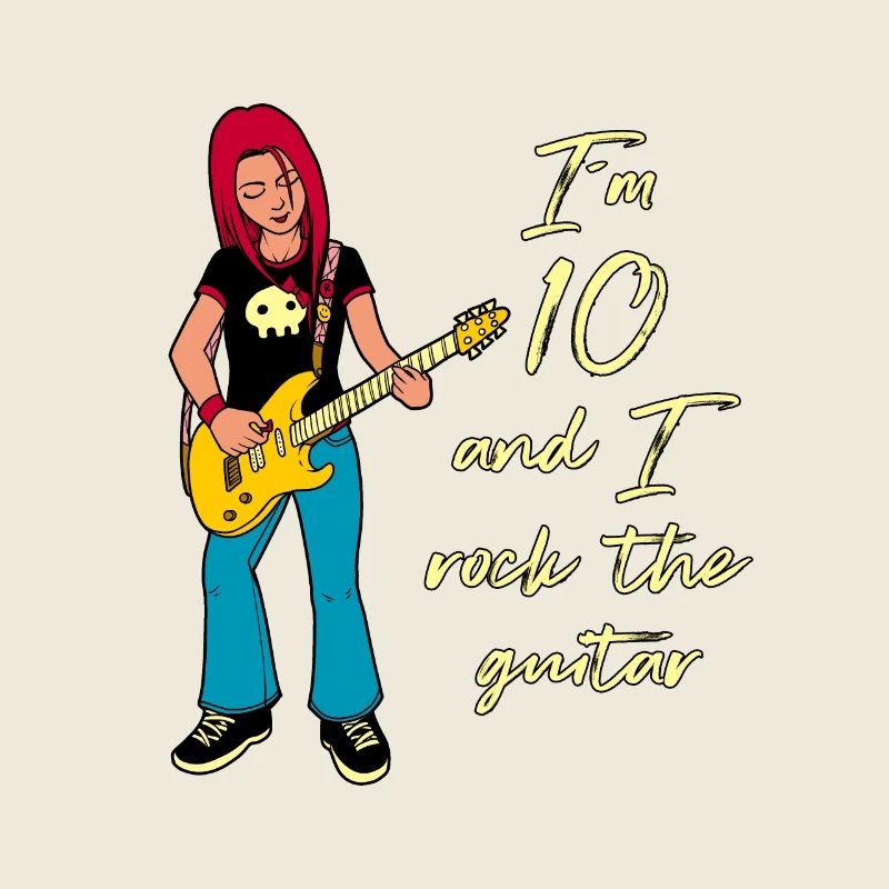 Ich bin 10 - Mädchen Gitarrist
