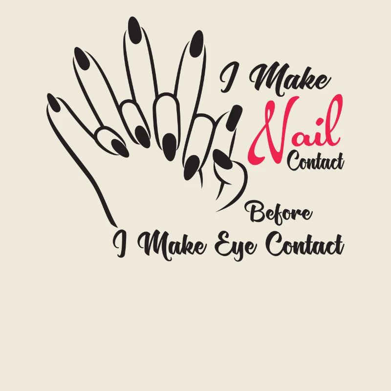 Ich Mache Nagelkontakt Vor Nail Tech