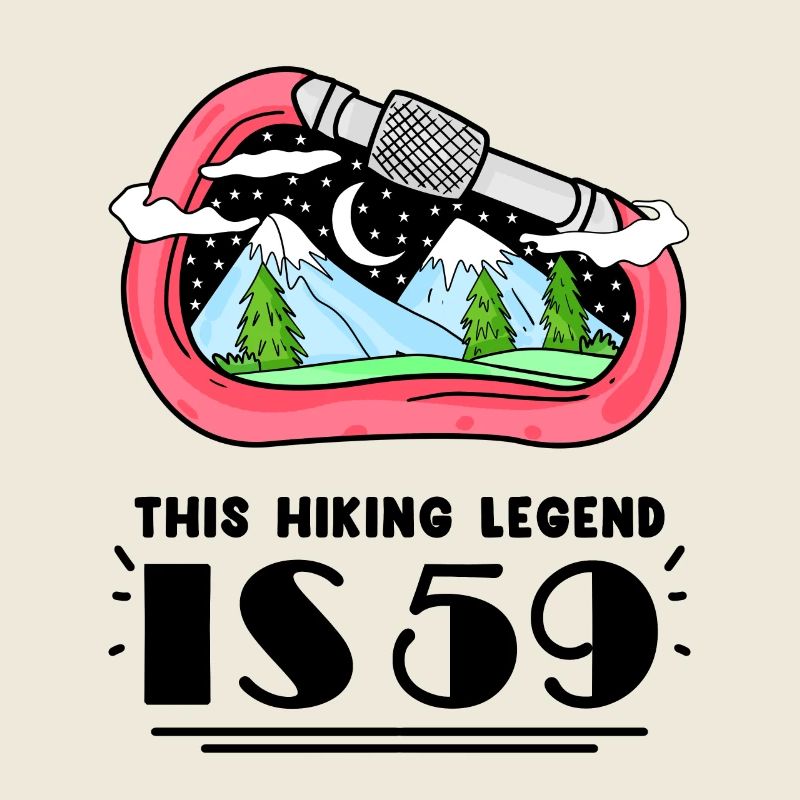 59th birthday hiker 59 years old mountain hiking