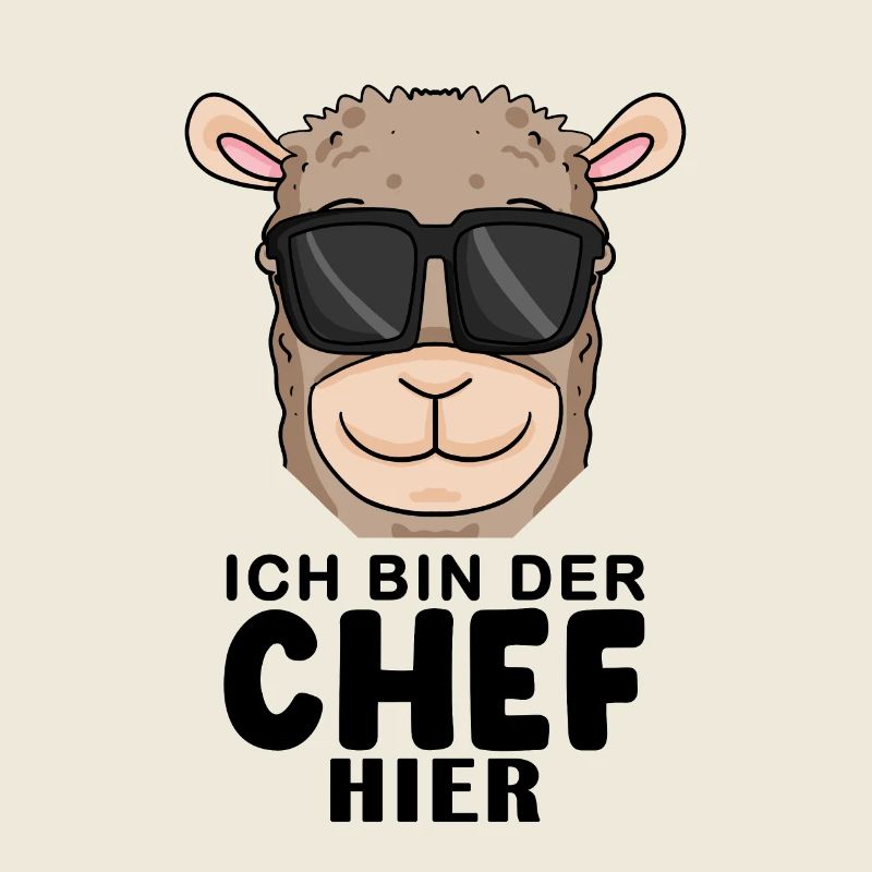 Cool Lama Chef Spruch