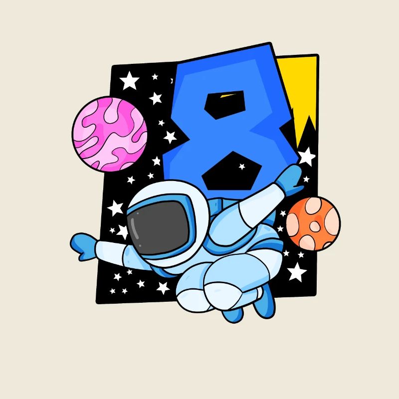 8 ans Jeune astronaute