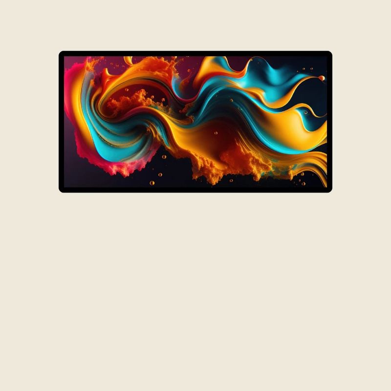 T-shirt with an intriguing gradient