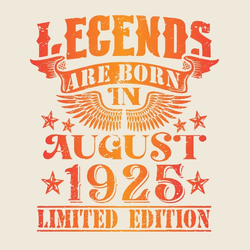 Anniversaire août 1925 Edition Limitée Millésime