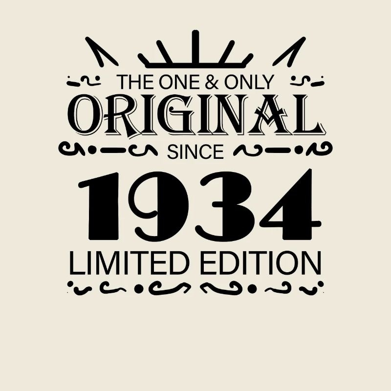 1934 - Année de construction 1934 - Né en 1934