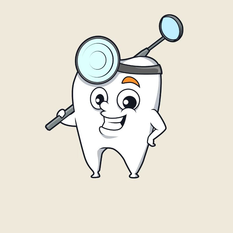 Cartoon Dentist Tooth