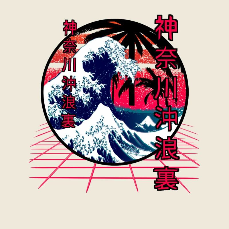 La grande vague de Kanagawa Retro Wave