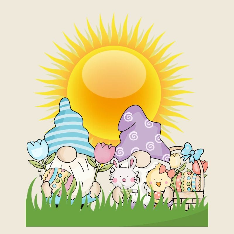 Sunny Spring Gnomes Parade