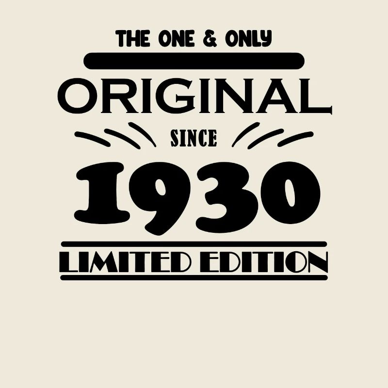 1930 - Année de construction 1930 - Né en 1930